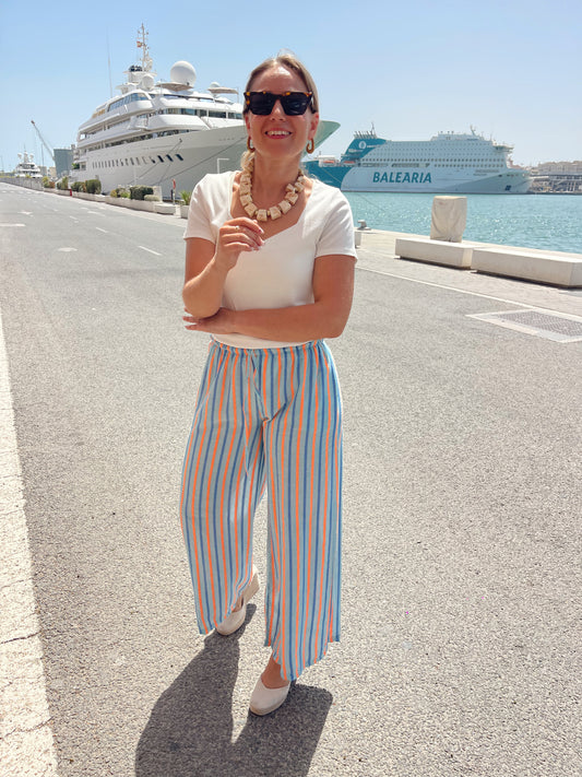 Pantalon Summer rayas fluido