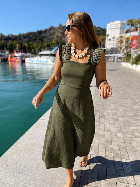 Vestido Bayona verde